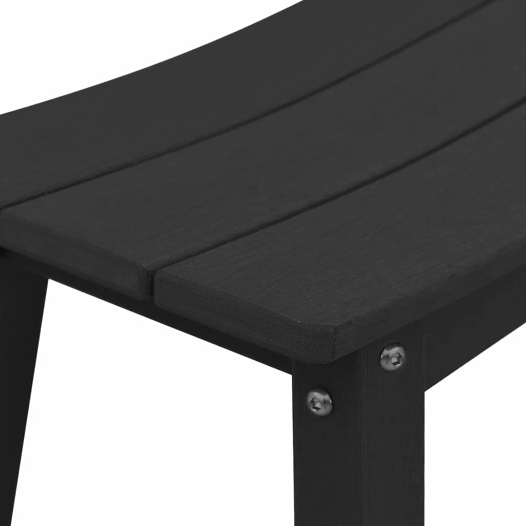 Banco de bar 2 pcs Preto 52 x 43 x 73.5cm Plástico