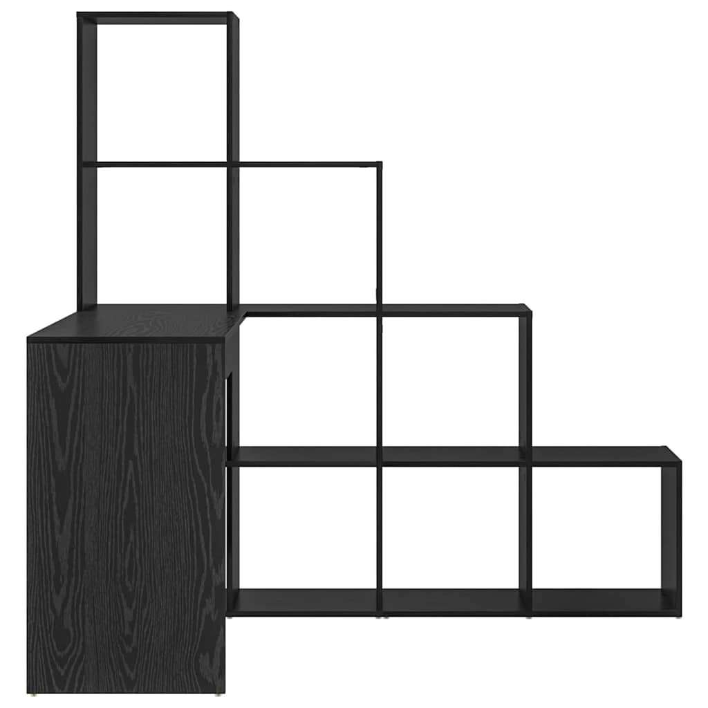 Secretária de canto Carvalho preto 101,5 x 149,5 x 149,5 cm