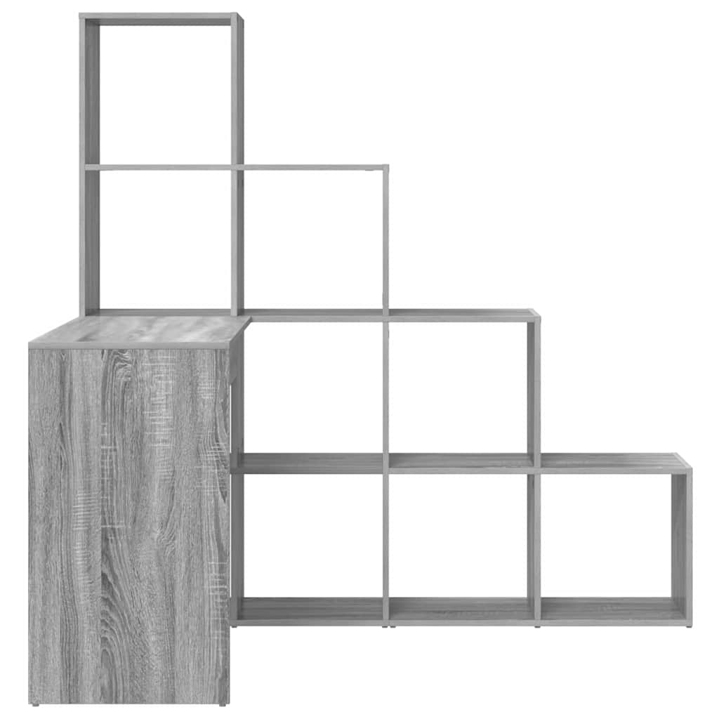 Secretária de canto Sonoma cinzento 101,5 x 149,5 x 149,5 cm
