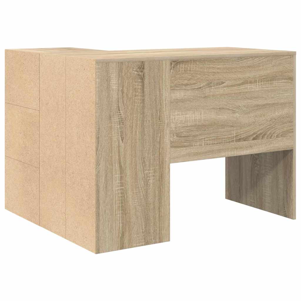 Secretária de canto 2 pcs Carvalho Sonoma 102 x 50 x 75 cm