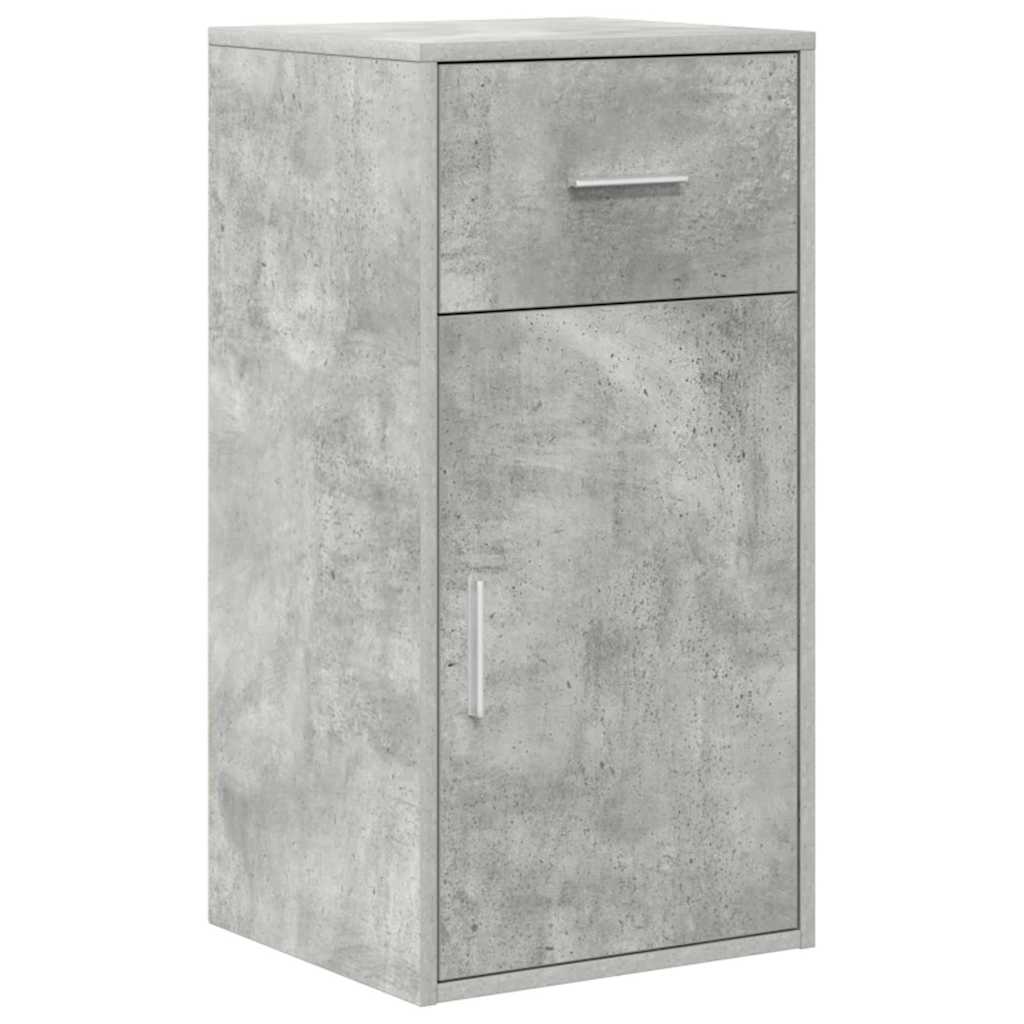 Secretária de canto com gaveta 2 pcs Cinzento 102 x 50 x 75 cm