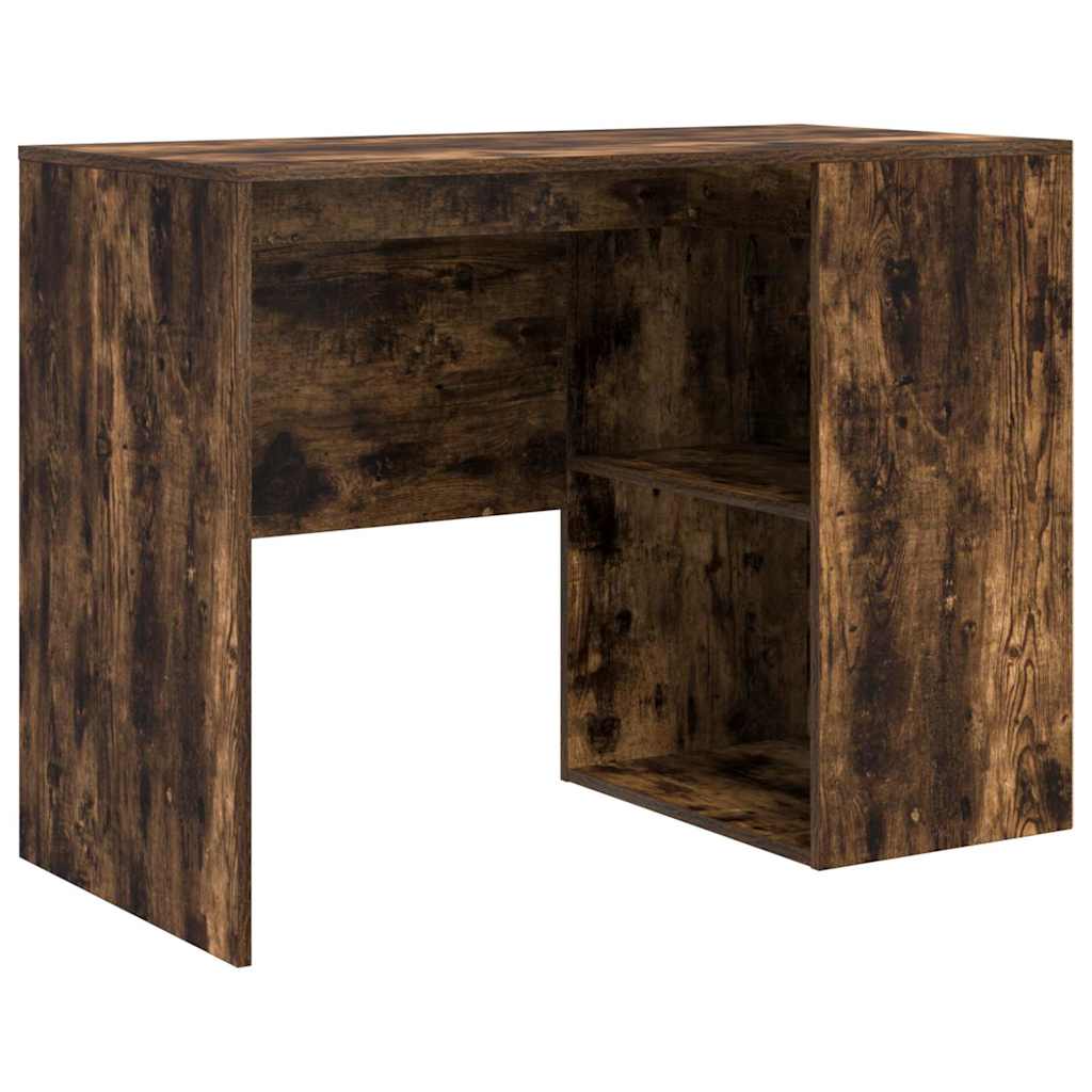 Secretária de canto 2 pcs Carvalho Defumado 102 x 50 x 75 cm
