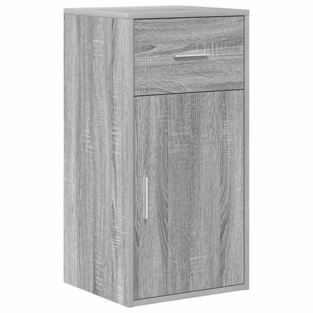 Secretária de canto 2 pcs Sonoma cinzento 102 x 50 x 75 cm