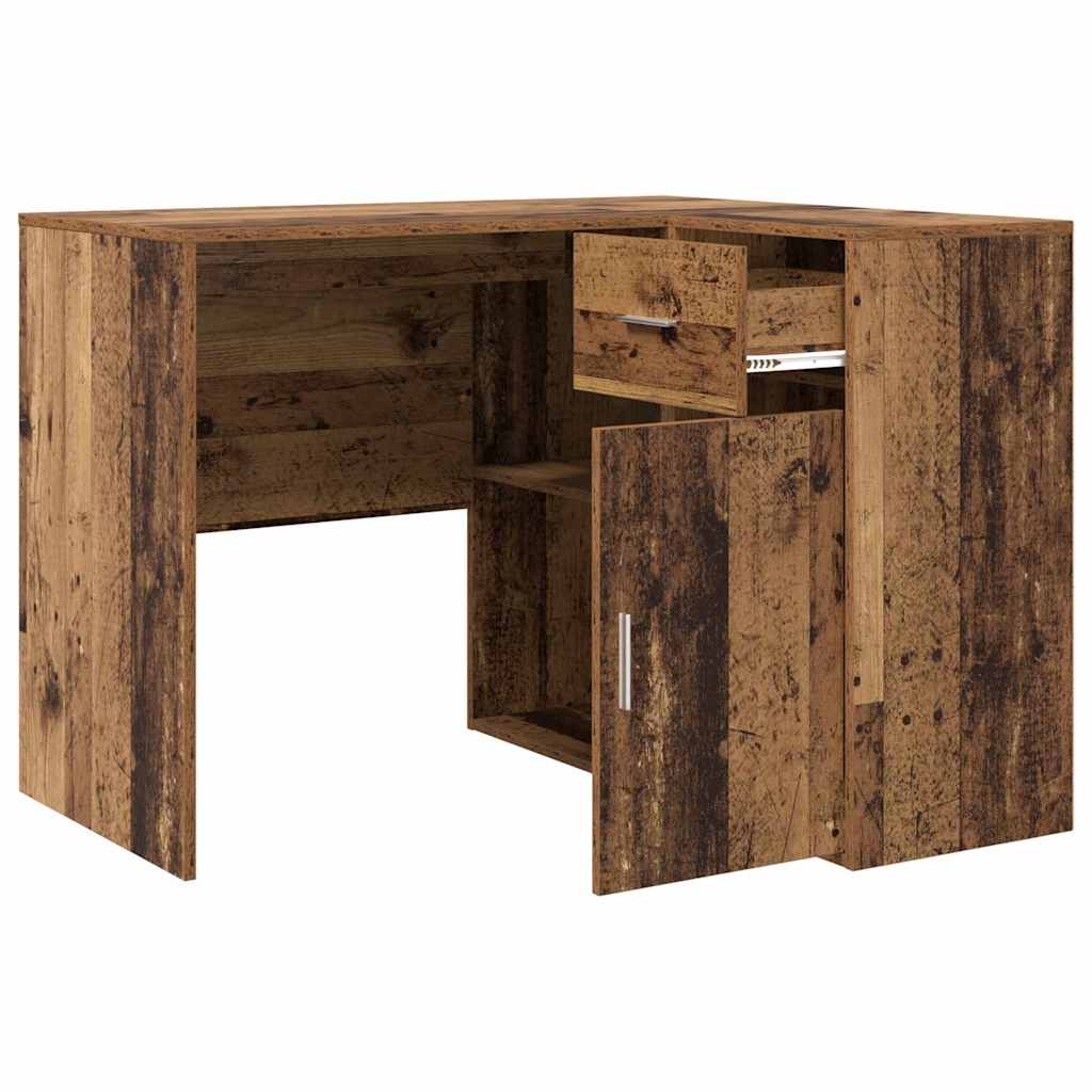 Secretária de canto 2 pcs Madeira antiga 102 x 50 x 75 cm