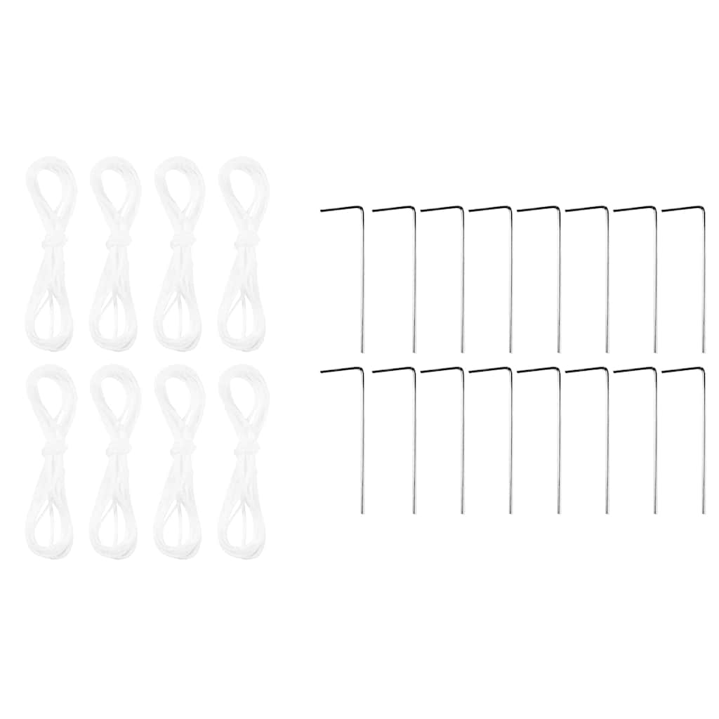 Tenda de Festa Verde, Branco 400 x 400 x 266 cm Poliéster, Aço