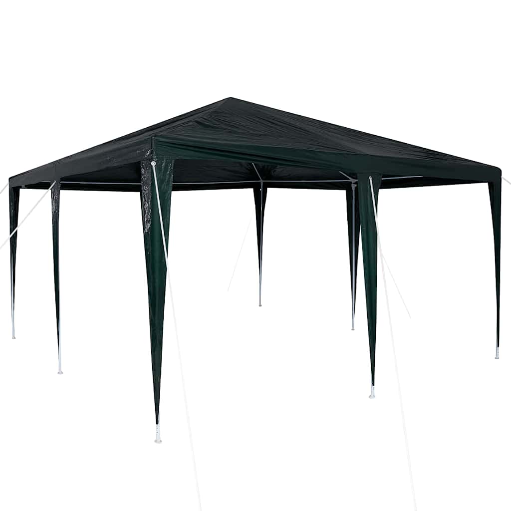 Tenda de Festa Verde, Branco 400 x 400 x 266 cm Poliéster, Aço