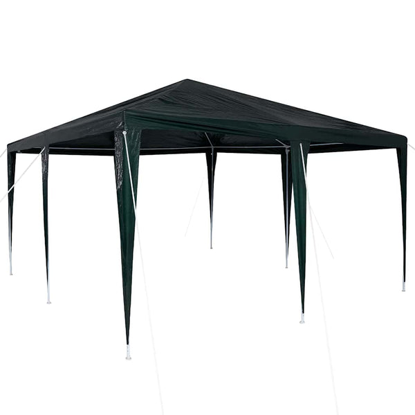 Tenda de Festa Verde, Branco 400 x 400 x 266 cm Poliéster, Aço