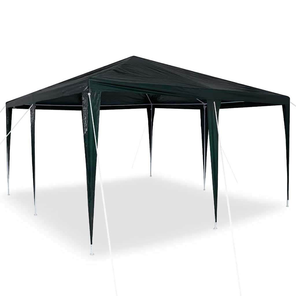 Tenda de Festa Verde, Branco 400 x 400 x 266 cm Poliéster, Aço