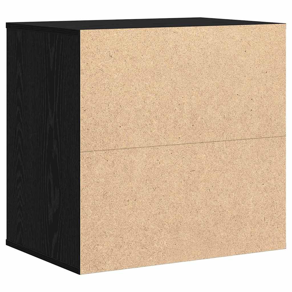 Baú de Gavetas com gaveta Carvalho preto 60 x 41 x 58 cm