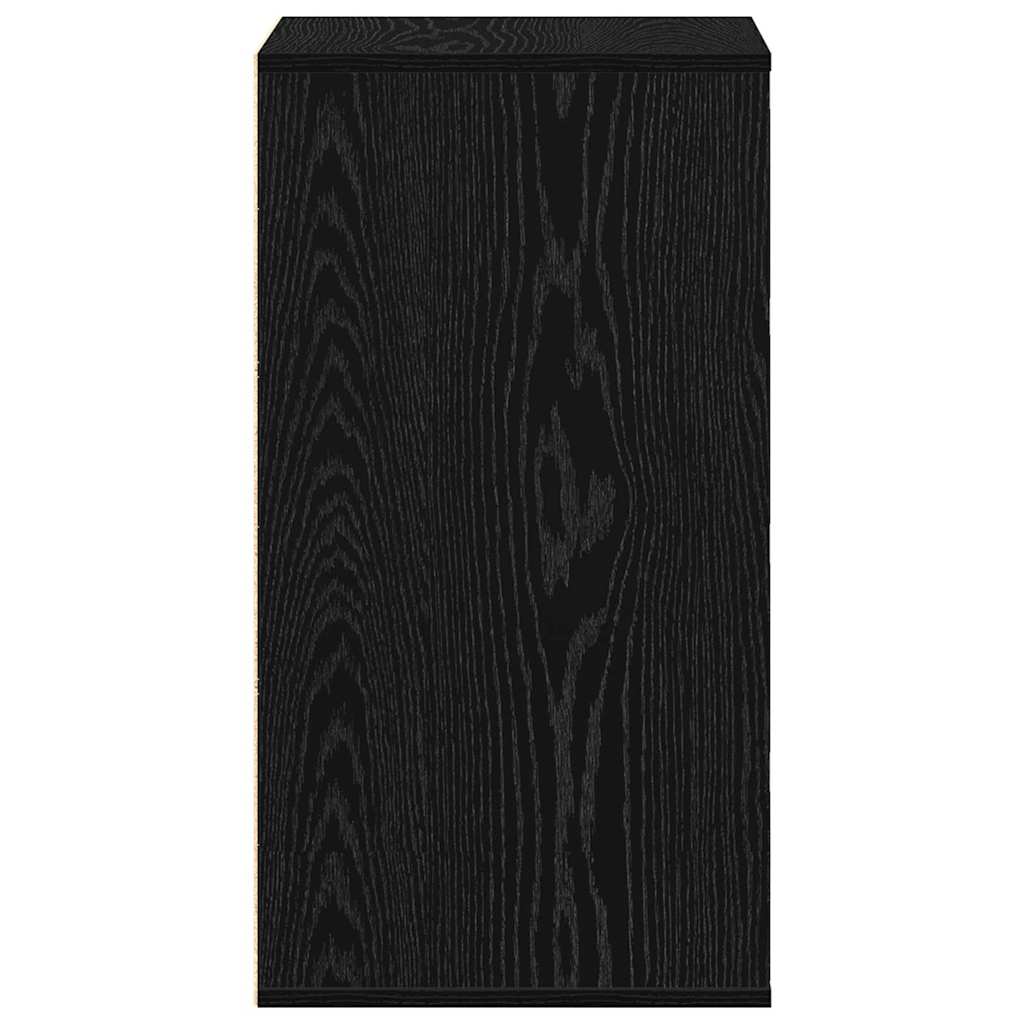 Baú de Gavetas com gaveta Carvalho preto 40 x 41 x 76 cm