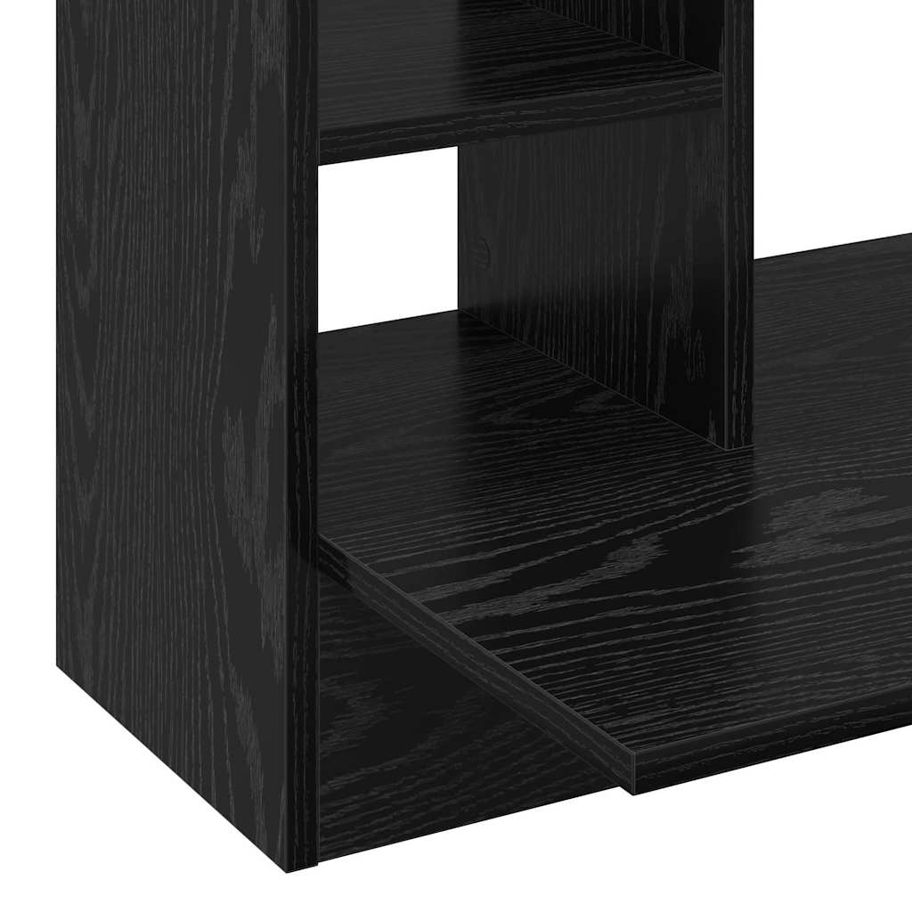 Secretária montada na parede Carvalho preto 105 x 48 x 75 cm