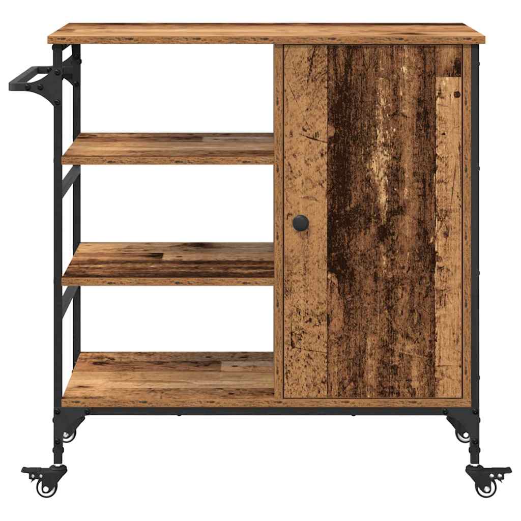 Carrinho de Cozinha Madeira antiga 87,5 x 38,5 x 84,5 cm