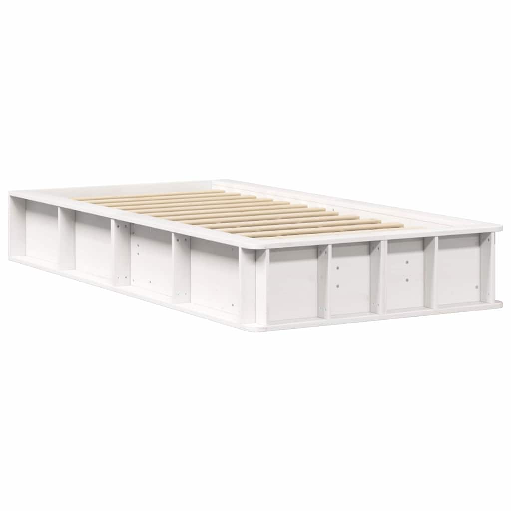 Estrutura da Cama Branco 90 x 200 cm Madeira composta
