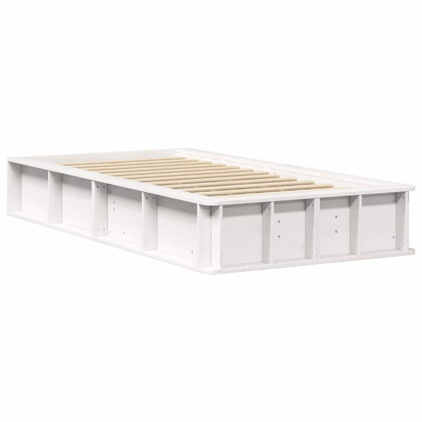 Estrutura da Cama Branco 90 x 200 cm Madeira composta