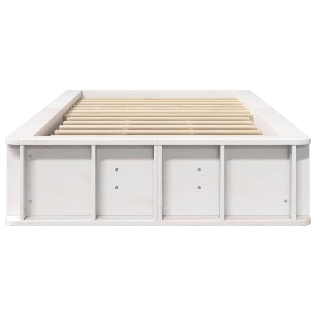 Estrutura da Cama Branco 90 x 200 cm Madeira composta