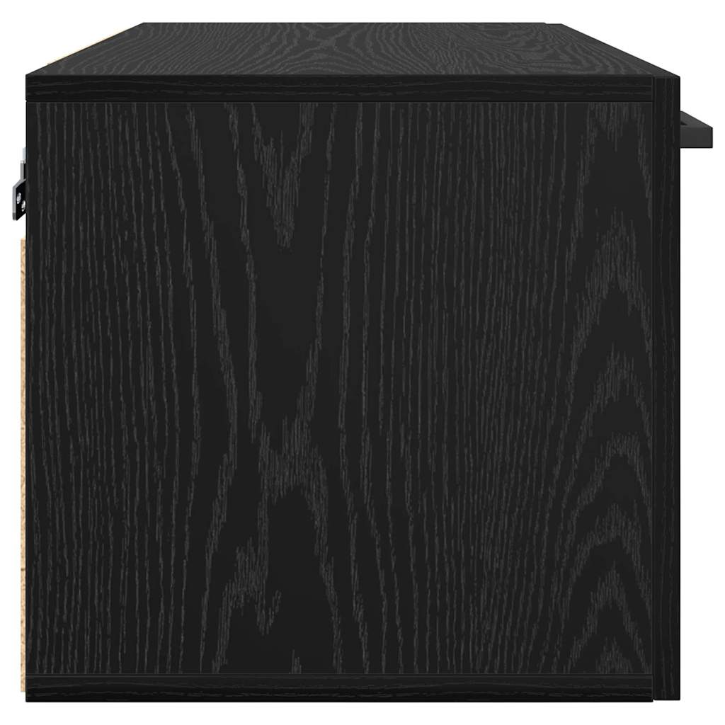 Armário de Parede Carvalho preto 60 x 36.5 x 35 cm