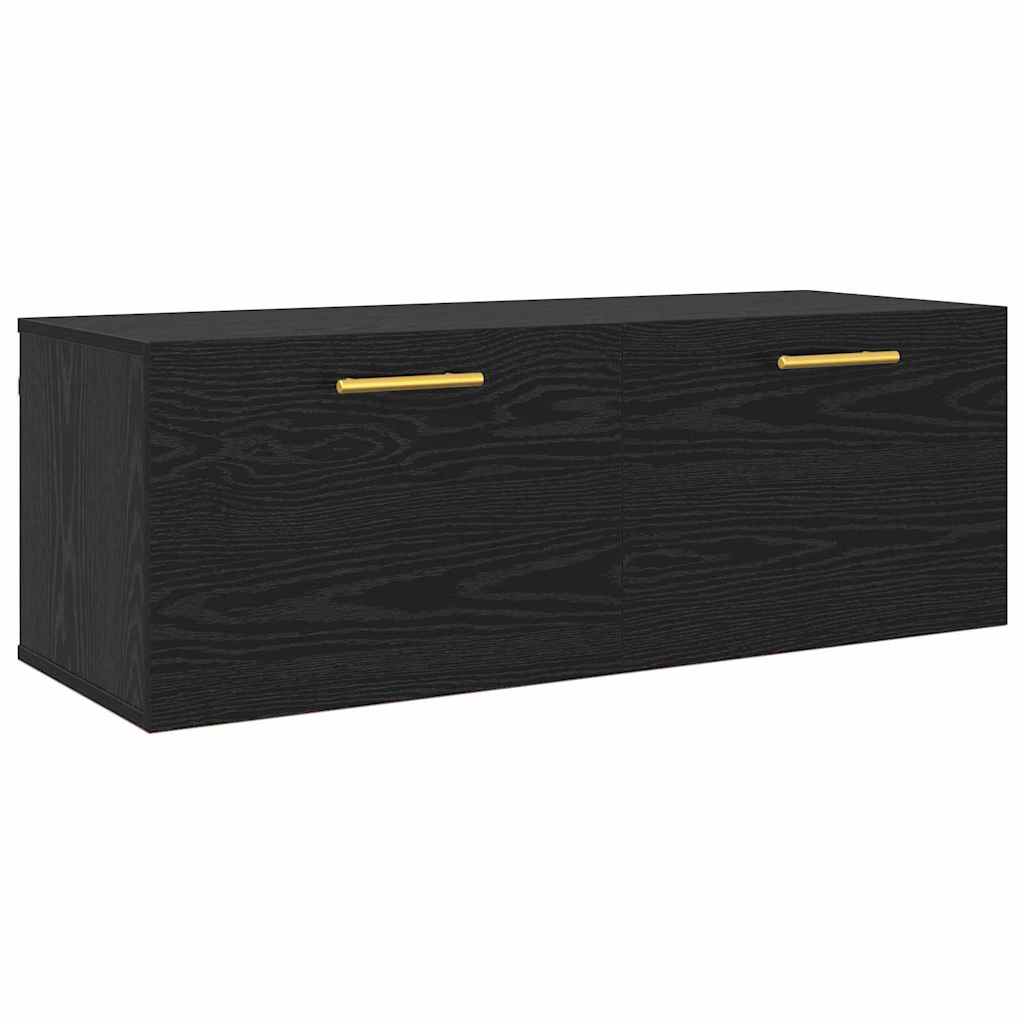 Armário de Parede Carvalho preto 100 x 36.5 x 35 cm