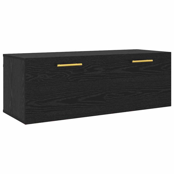 Armário de Parede Carvalho preto 100 x 36.5 x 35 cm