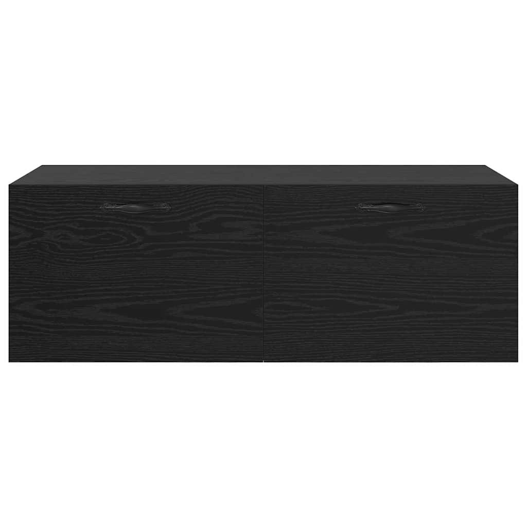 Armário de Parede Carvalho preto 100 x 36.5 x 35 cm