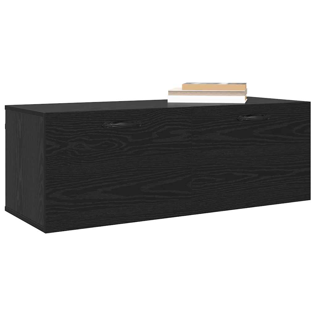 Armário de Parede Carvalho preto 100 x 36.5 x 35 cm