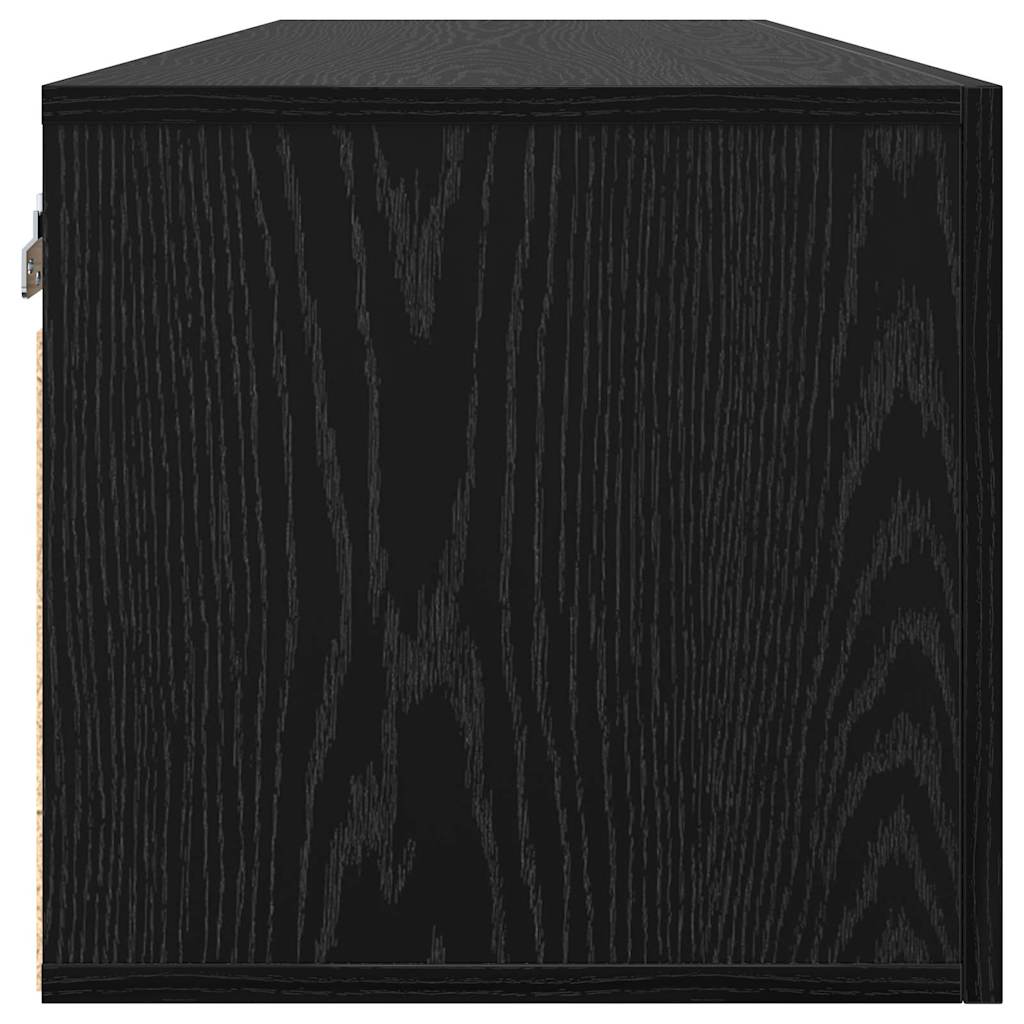 Armário de Parede Carvalho preto 100 x 36.5 x 35 cm