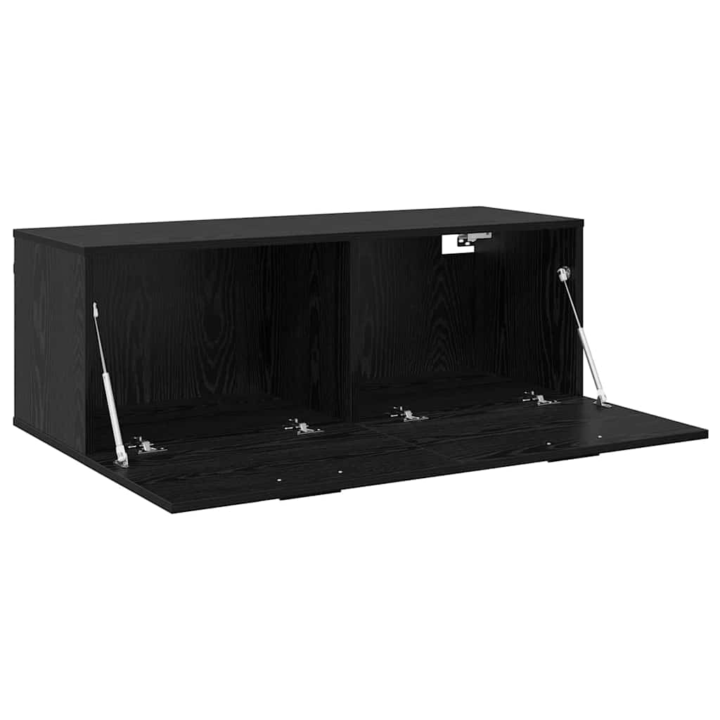 Armário de Parede Carvalho preto 100 x 36.5 x 35 cm