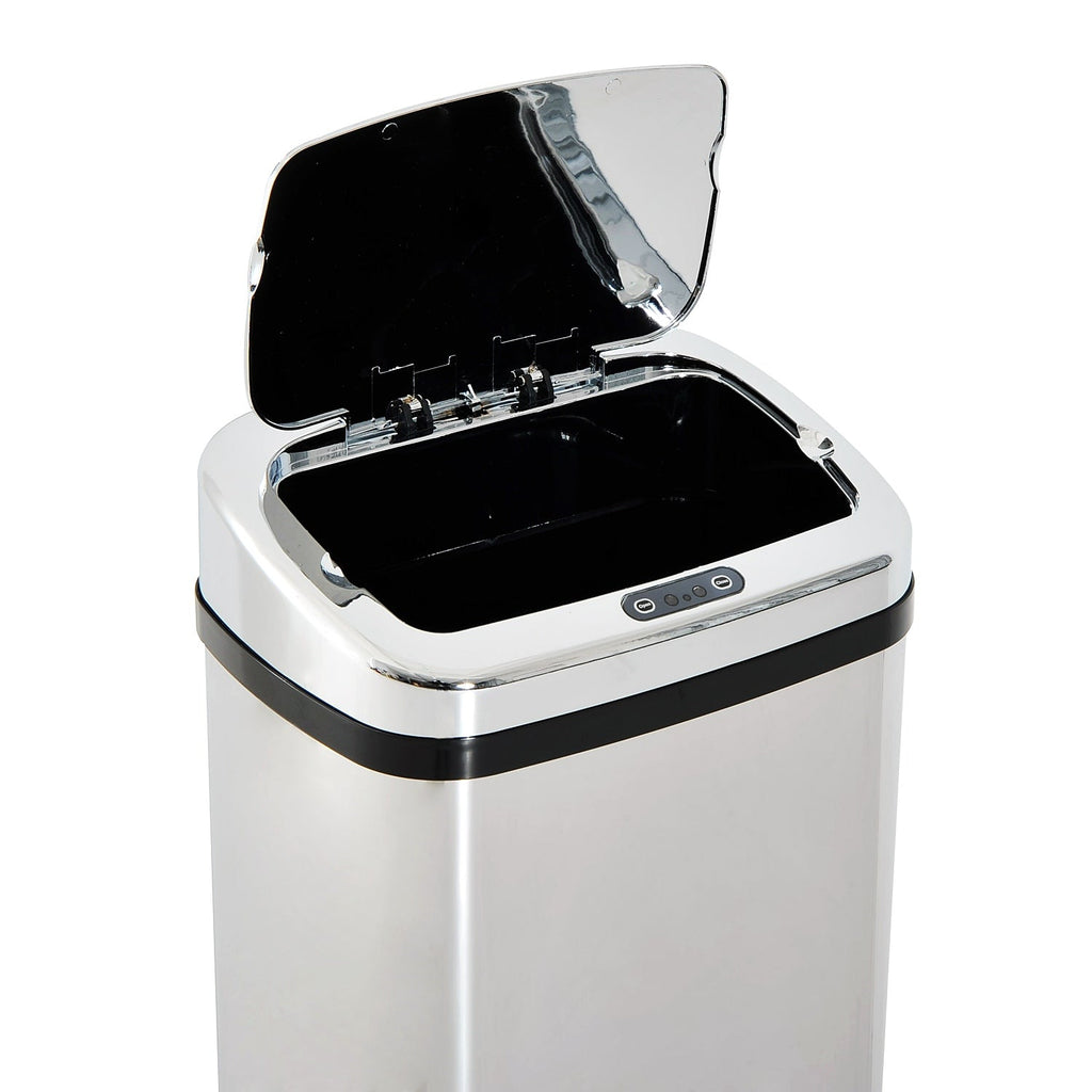 Caixote em Inox de 50L com Abertura Automática - Leva-Me Contigo - Móveis & Decoração