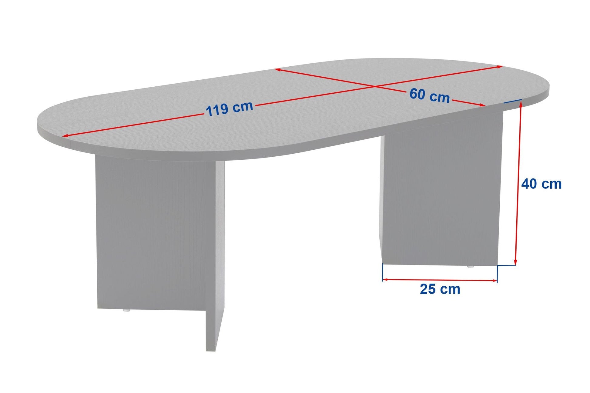 Mesa de Centro "Sable" – Carvalho Saphire , 105x65x40 cm, Design Acolhedor