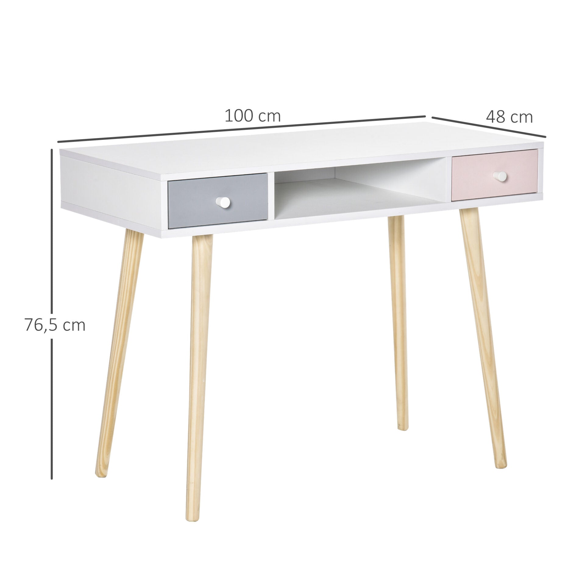 Secretária Infantil Torini - Design Nórdico - Leva-Me Contigo - Móveis & Decoração