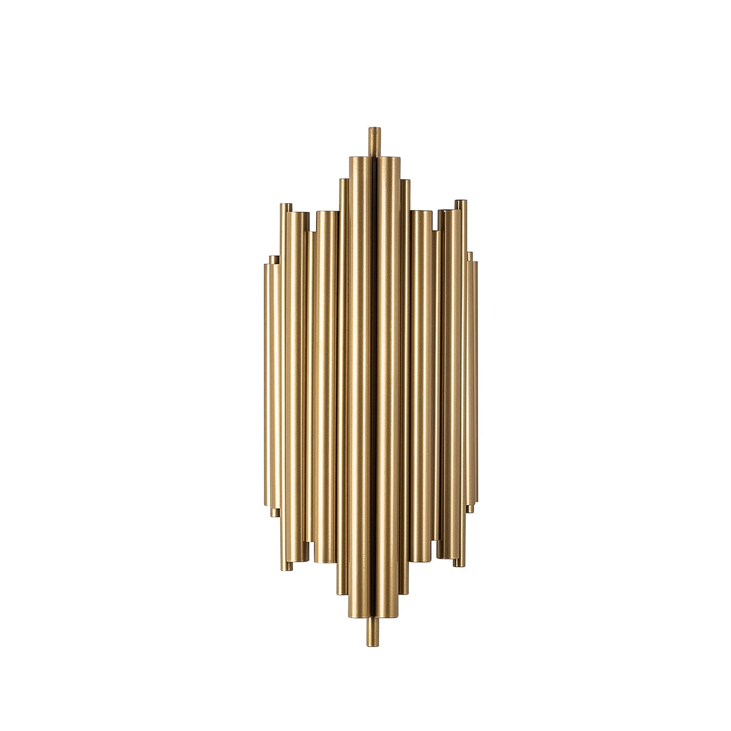 Candeeiro de Parede "Reis" – Dourado – 22x11x50 cm – Design Moderno