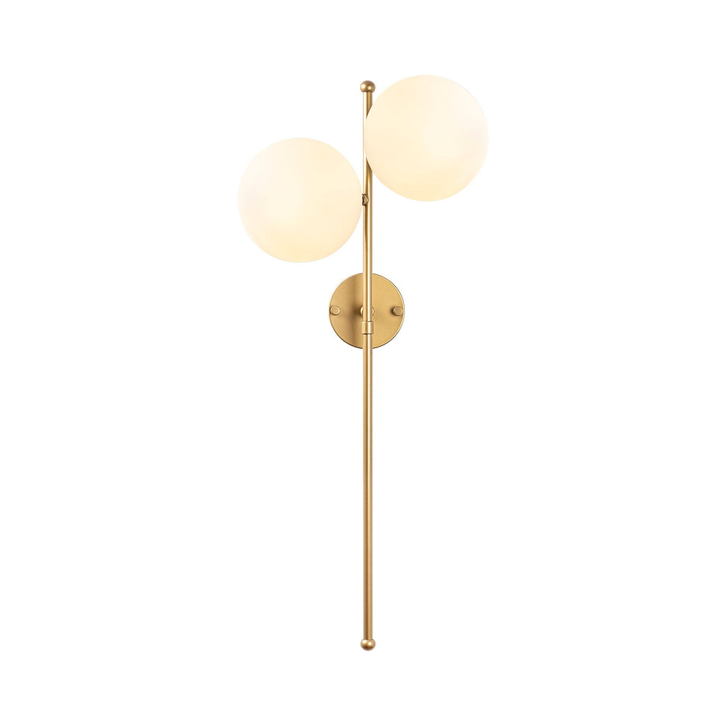 Candeeiro de Parede "Fazli" – Ouro Brilhante – 32x27x72 cm – Design Moderno
