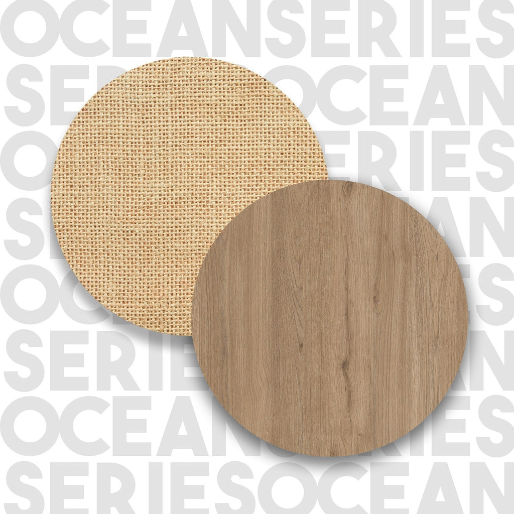 Cómoda Ocean — 74,8x95,1x44,5 cm, Cores Nogueira e Carvalho, Design Elegante