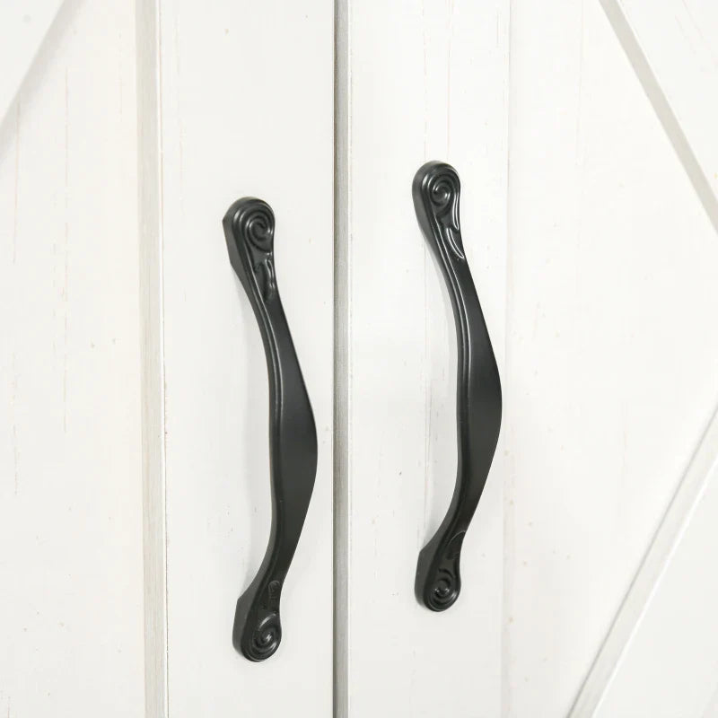 Aparador de Cozinha com 1 Gaveta e Prateleira Interior Ajustável Móvel Auxiliar Decorativo para Sala de Jantar Sala de Estar 80x39,7x80 cm Branco