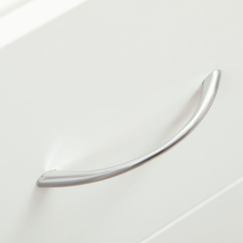 Carrinho de Cozinha com 1 Gaveta e 2 Prateleiras Abertas Carrinho de Cozinha Auxiliar cm Rodas para Sala de Jantar Casa de Banho 25x50x85cm Branco