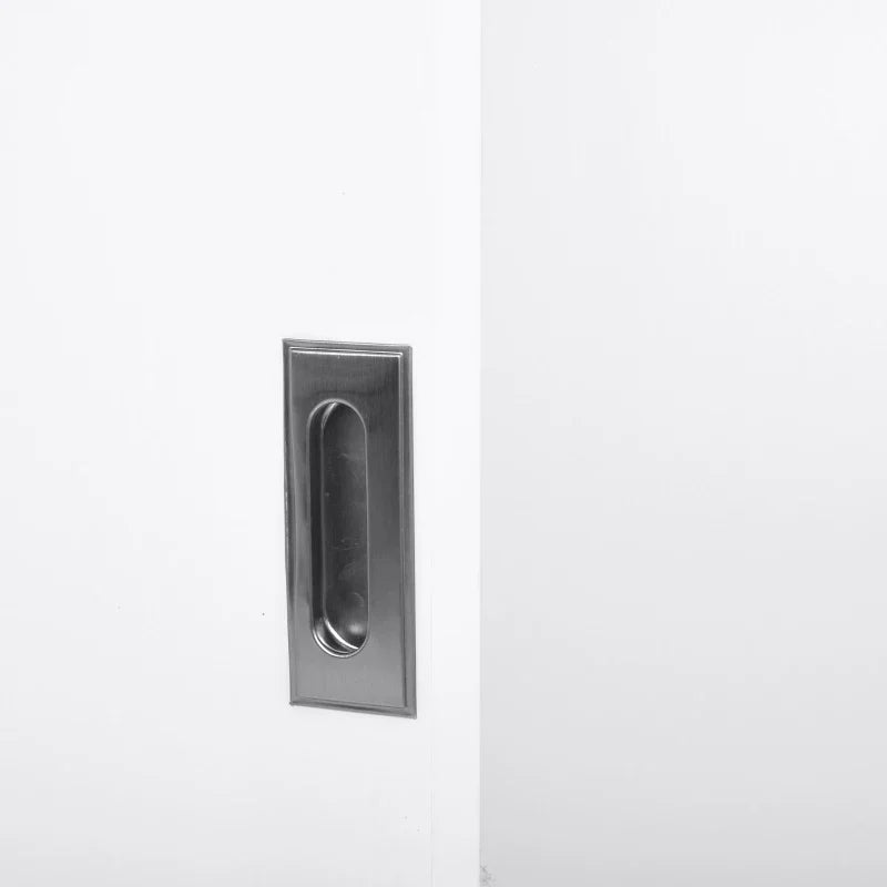 Armário de escritório com 2 portas deslizantes e 3 prateleiras para escritorio 80x40x120 cm Branco