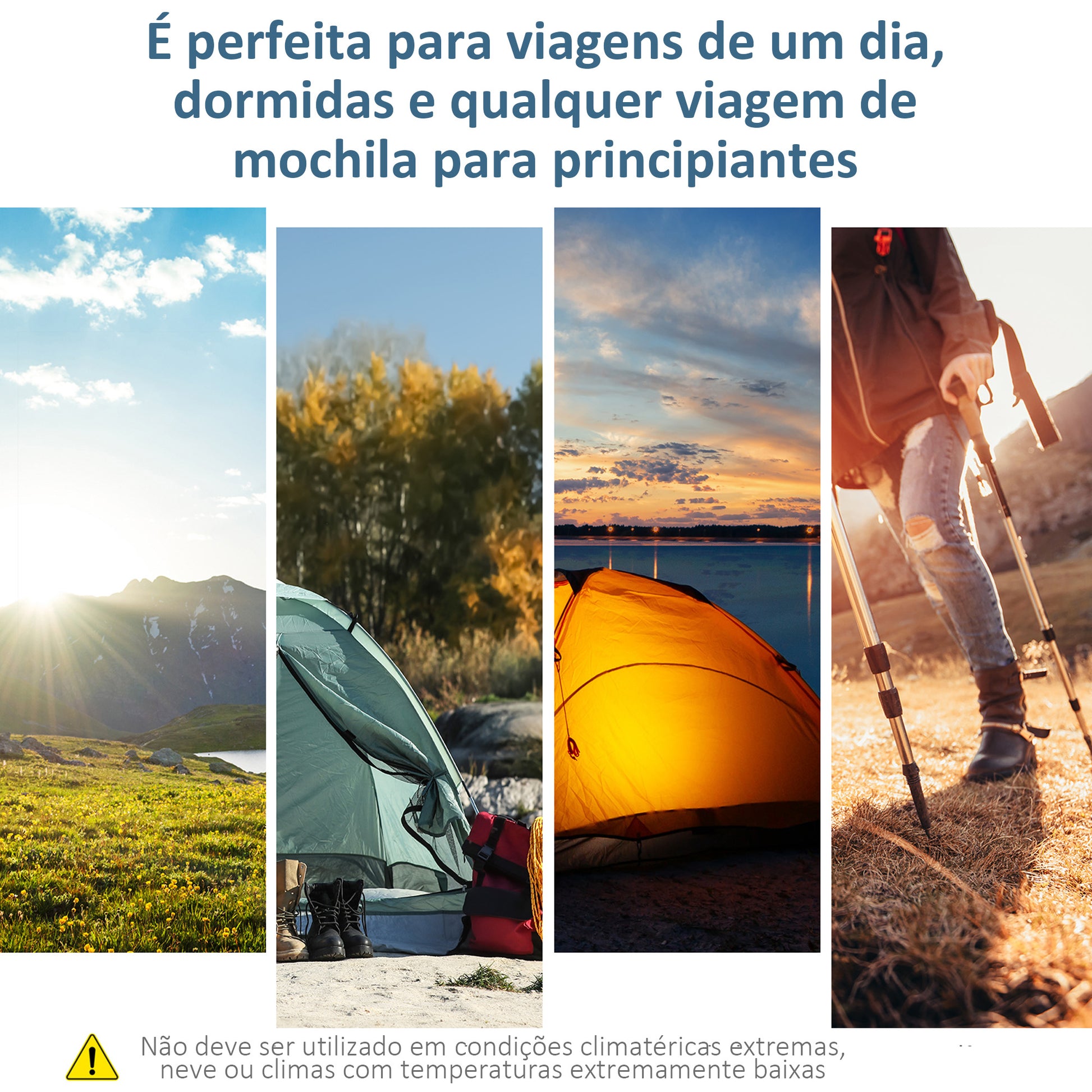 Tenda de Campismo Familiar para 4-5 Pessoas com 2 Quartos Tenda de Campismo Grande com 2 Bolsos e Janelas com Malha Impermeável 400x275x210 cm Cinza