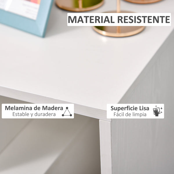 Mesa de Centro Mesa-de-Cabeceira Mesa de Café, Chá Mesas de Apoio para Sala Quarto Estante para Arrumação 45x40x55cm Branco