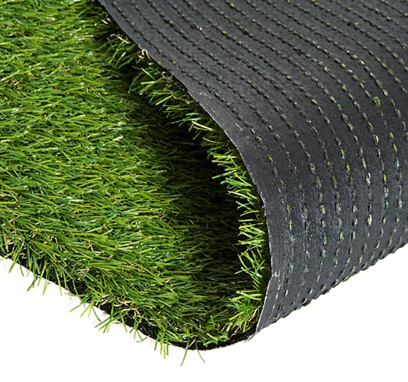 Relva Artificial 25 mm Rolo de Relva Artificial de 300x100 cm Realista com Orifícios de Drenagem para Varanda Jardim Pátio Verde