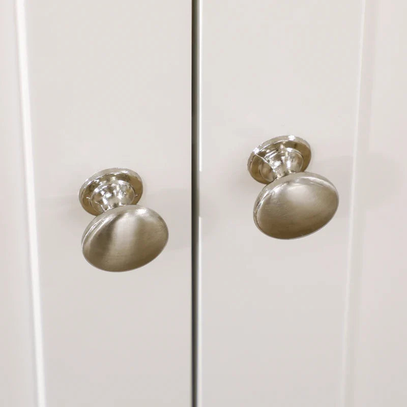 Armário de Cozinha Moderno Móvel Auxiliar de Cozinha com 5 Portas Prateleiras Ajustáveis Gaveta e Bancada para Micro-Ondas 100x40x180 cm Branco e Madeira