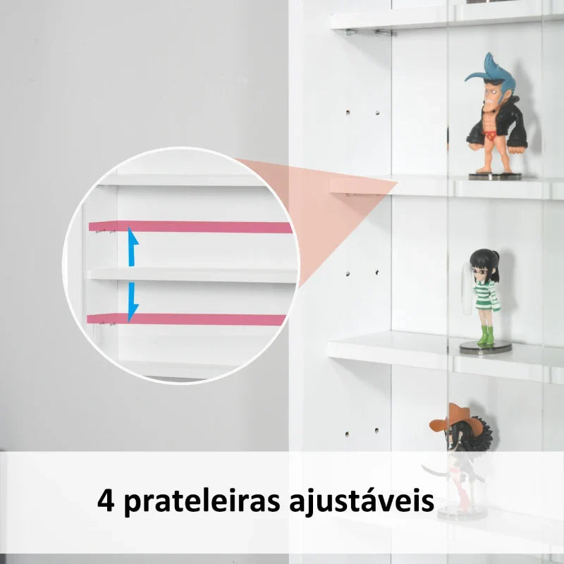 Vitrine Marianah Suspensa - Branco - Design Moderno