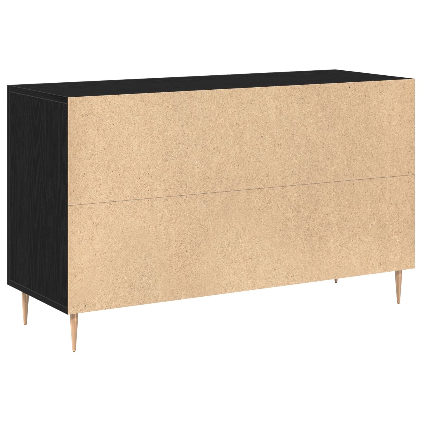 Buffet vidaXL Preto Carvalho 100x36x60 cm Madeira de Engenharia