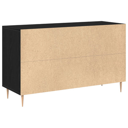 Buffet vidaXL Preto Carvalho 100x36x60 cm Madeira de Engenharia