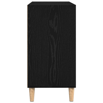 Buffet vidaXL Preto Carvalho 103,5x35x70 cm Madeira de Engenharia