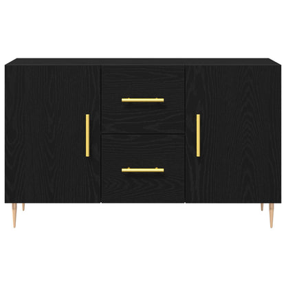 Buffet vidaXL Preto Carvalho 100x36x60 cm Madeira de Engenharia