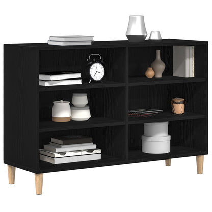 Buffet vidaXL Preto Carvalho 103,5x35x70 cm Madeira de Engenharia