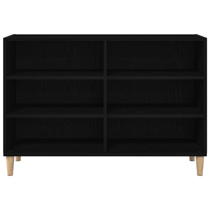 Buffet vidaXL Preto Carvalho 103,5x35x70 cm Madeira de Engenharia