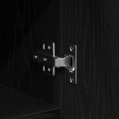 Buffet vidaXL Preto Carvalho 100x36x60 cm Madeira de Engenharia