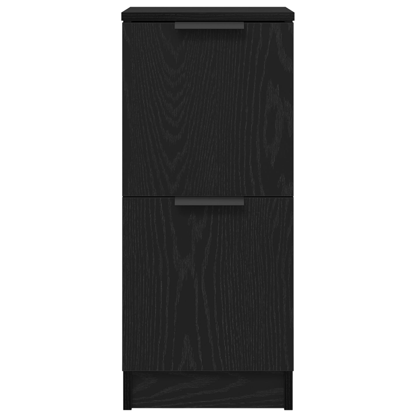 Buffets 2 pcs em Carvalho Preto, 30x30x70 cm, Feito de Madeira Derivada