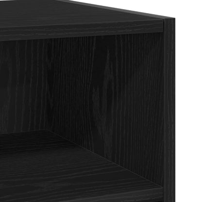 Buffet vidaXL Preto Carvalho 103,5x35x70 cm Madeira de Engenharia