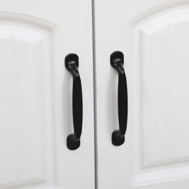 Vitrine Sala de Estar Estante para Livros com Portas de Vidro Prateleira Ajustável e Dobradiças de Fechamento Suave para Estúdio Escritório Dormitório 60x60x116 cm Branco